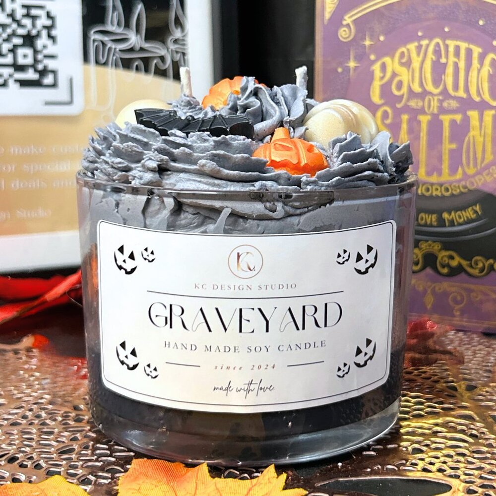 Halloween Graveyard Candle – Nightmare Before Christmas Inspired Décor & Scent